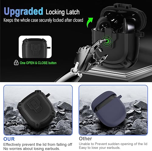 Miniatura 4 de Funda para auriculares Bose QuietComfort II (2022) / NUEVA funda para auriculares QuietComfort Ultra (2023), funda protectora de seguridad a prueba