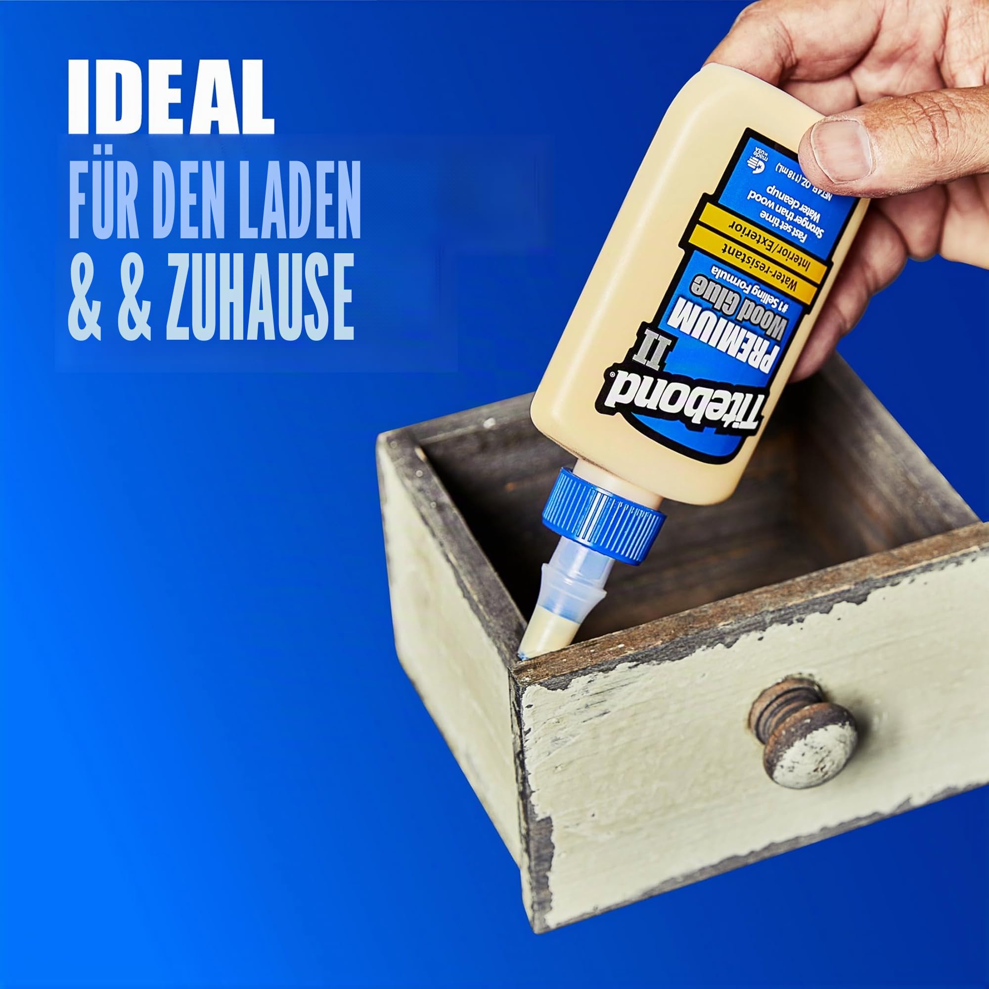 Titebond 5006 II Premium Holzleim, wasserfester Holzkleber für den Profigebrauch, Größe: 3748 g, 1 Stück, 500-6