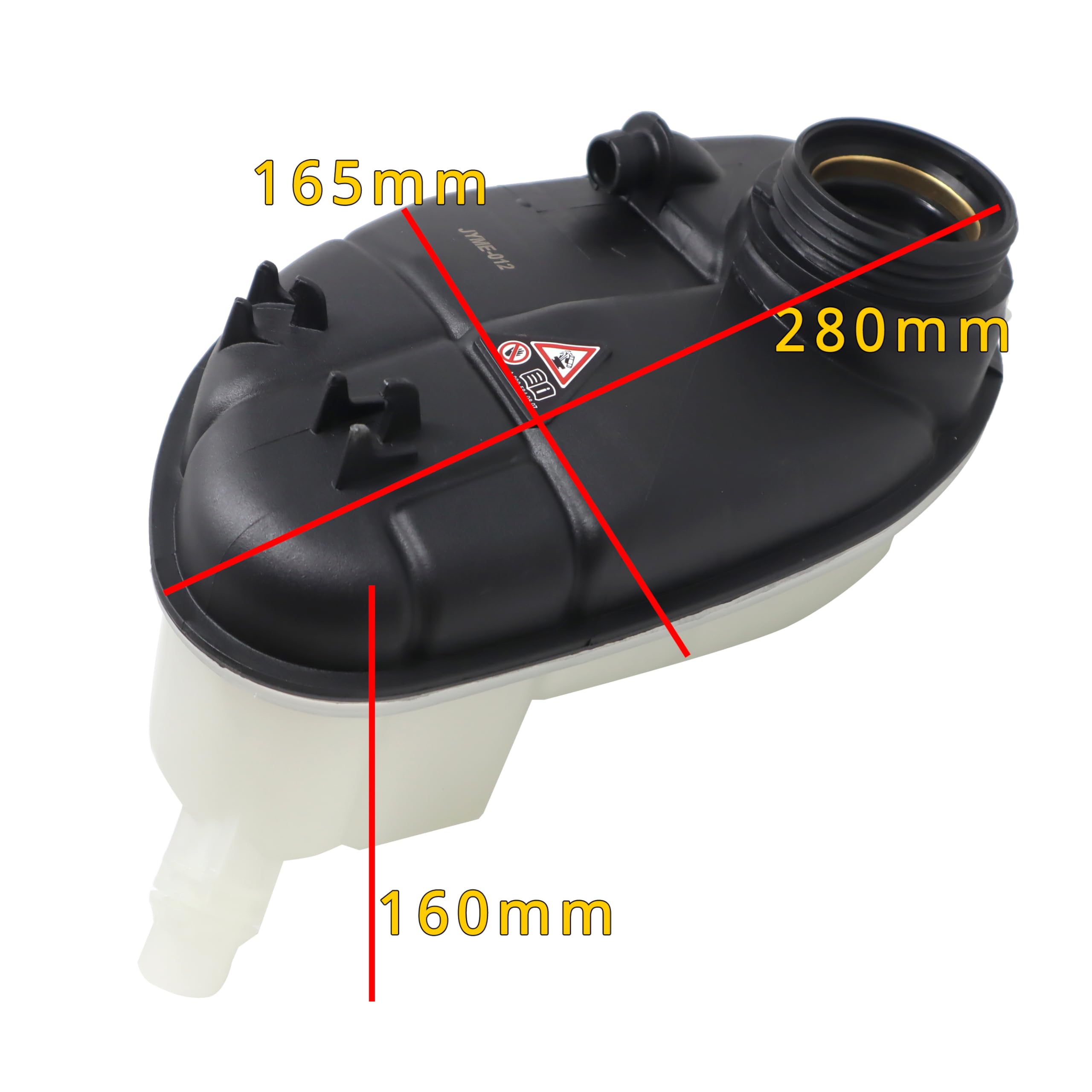 Serbatoio compensazione vaschetta radiatore compatibile con codici A2465000049 2465000049 adatto a GLA X156 13-24 compatibile con classe A W176 12-18 e altre