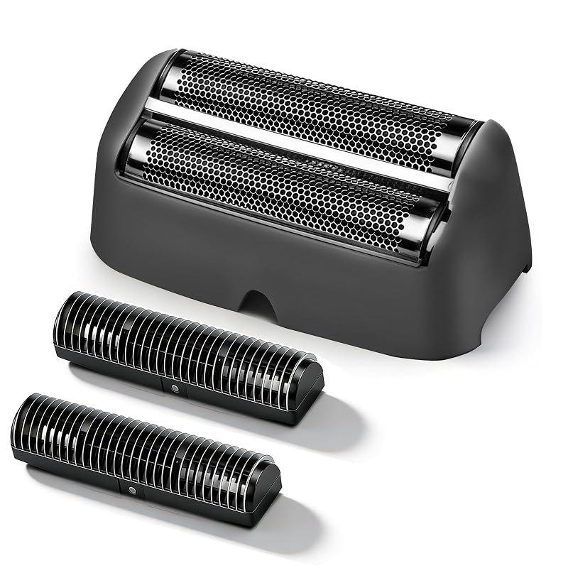 Película e lâminas de reposição cinza compatíveis com BaBylissPRO UV Double Shaver
