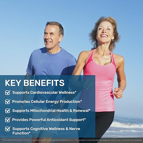 Miniatura 5 de Ubiquinol CoQ10 600mg con PQQ, vitamina E y esteroles vegetales Fórmula de alta absorción con pimienta negra y lecitina de girasol Salud del