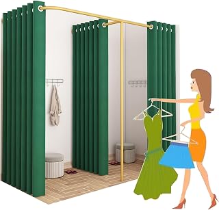 Boutique - Separador de ambientes para tiendas minoristas y centros comerciales, color verde oscuro