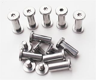 NC HAISDA Folding Knife Corby Bolts Pocket Knives Pivot Pins EDC Knifemakers Screw Fasteners Rivets DIY Knife Handle Studs Pack of 10 12mm