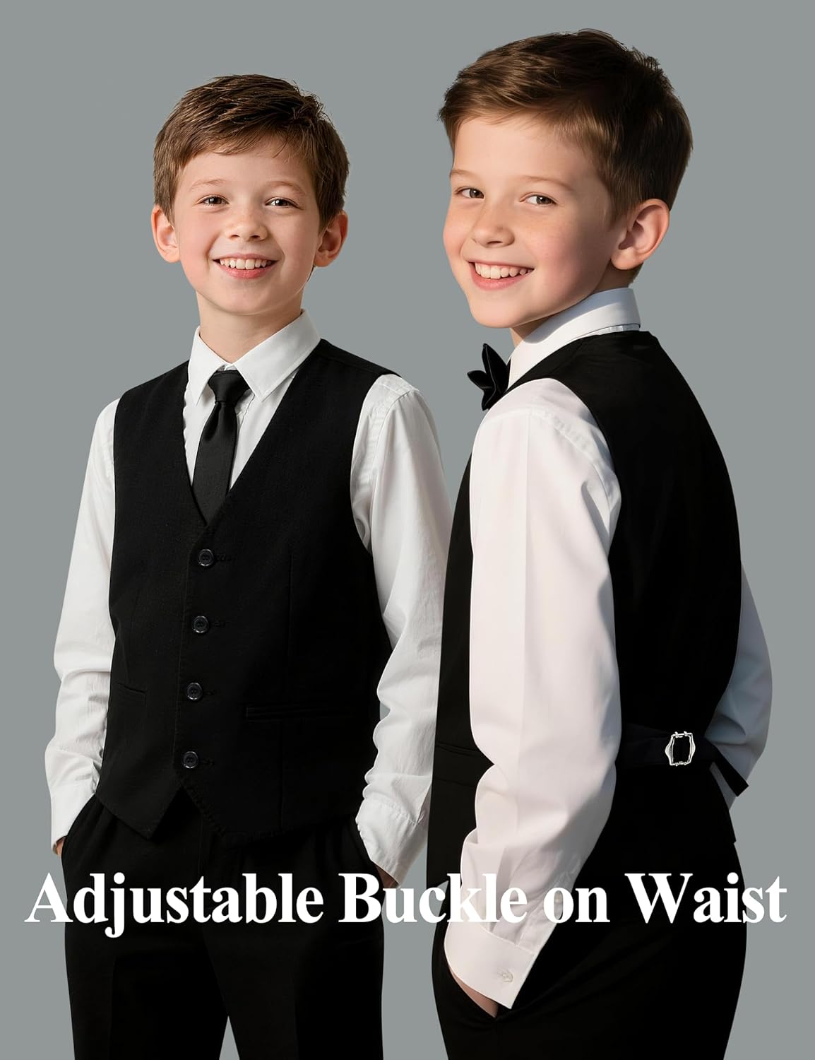 Boys Slim Fit Suits for Boys Suit Set Boy Dresswear Ring Bearer Outfit Kids Suits Boy Wedding Dress - Image 4