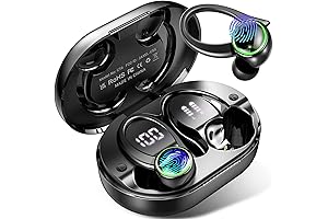 Advanced Noise Cancelling Earbuds with Secure Earhooks