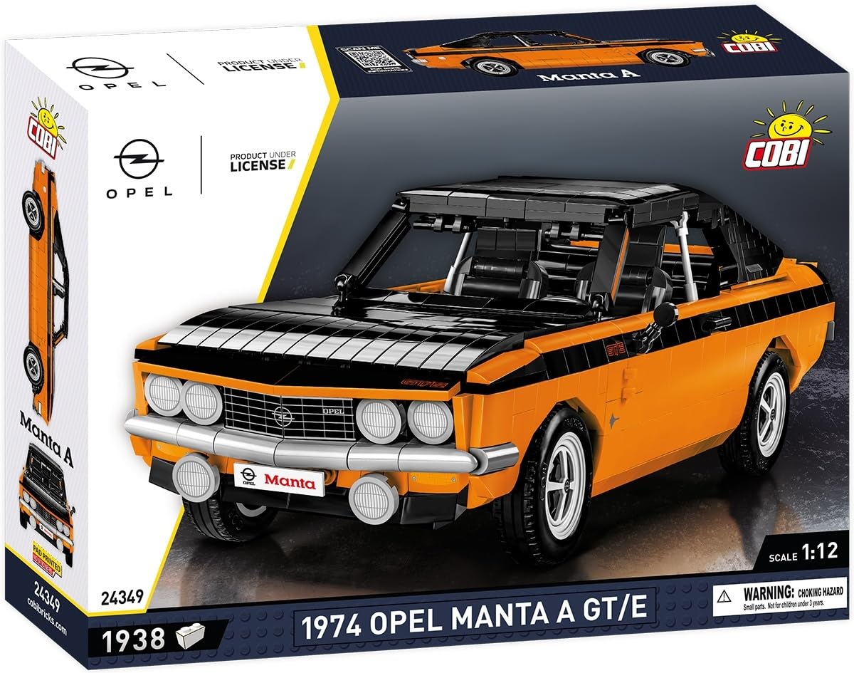 Amazon.com: BRICKCOMPLETE COBI Set of 2: 24349 1974 Opel Manta A