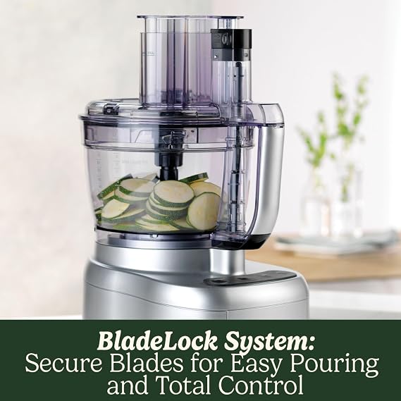 Cuisinart Expert Prep Pro Food Processor with 10 meal prep functions, Multifunctional, Large and Small Work Bowls, Spiralising, Grating & Dicing discs, BPA free, Dishwasher Safe Parts