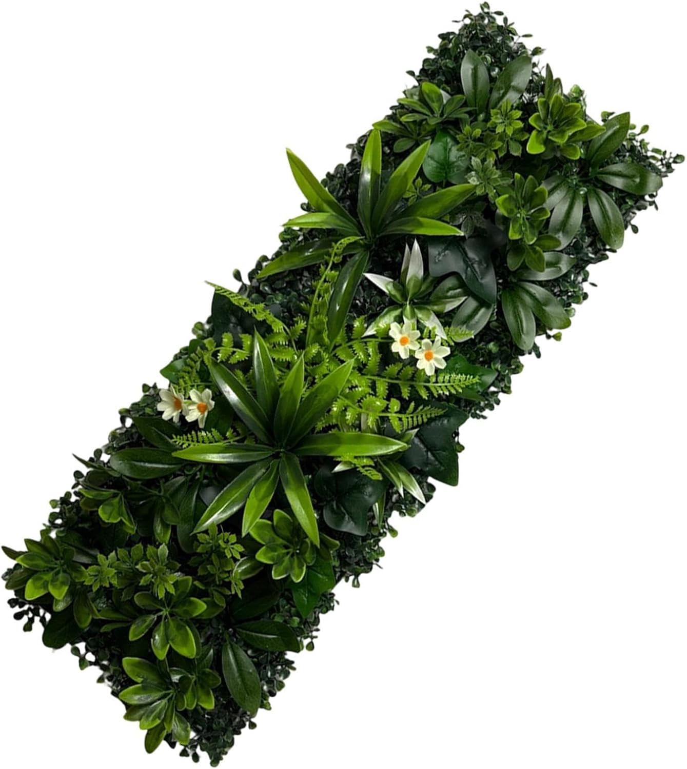 Grass Wall Panels 9.8x29.5Inch Realistic UV Resistant Privacy Fence