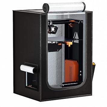 Gtouse 800D Thickened 3D Printer Enclosure for Ender 3/Ender 3s/Ender 3pro/Sovol Sv06 Fireproof Dustproof Printer Tent Enclosure Constant Temperature 3D Printer Cover Fit for Most Printers