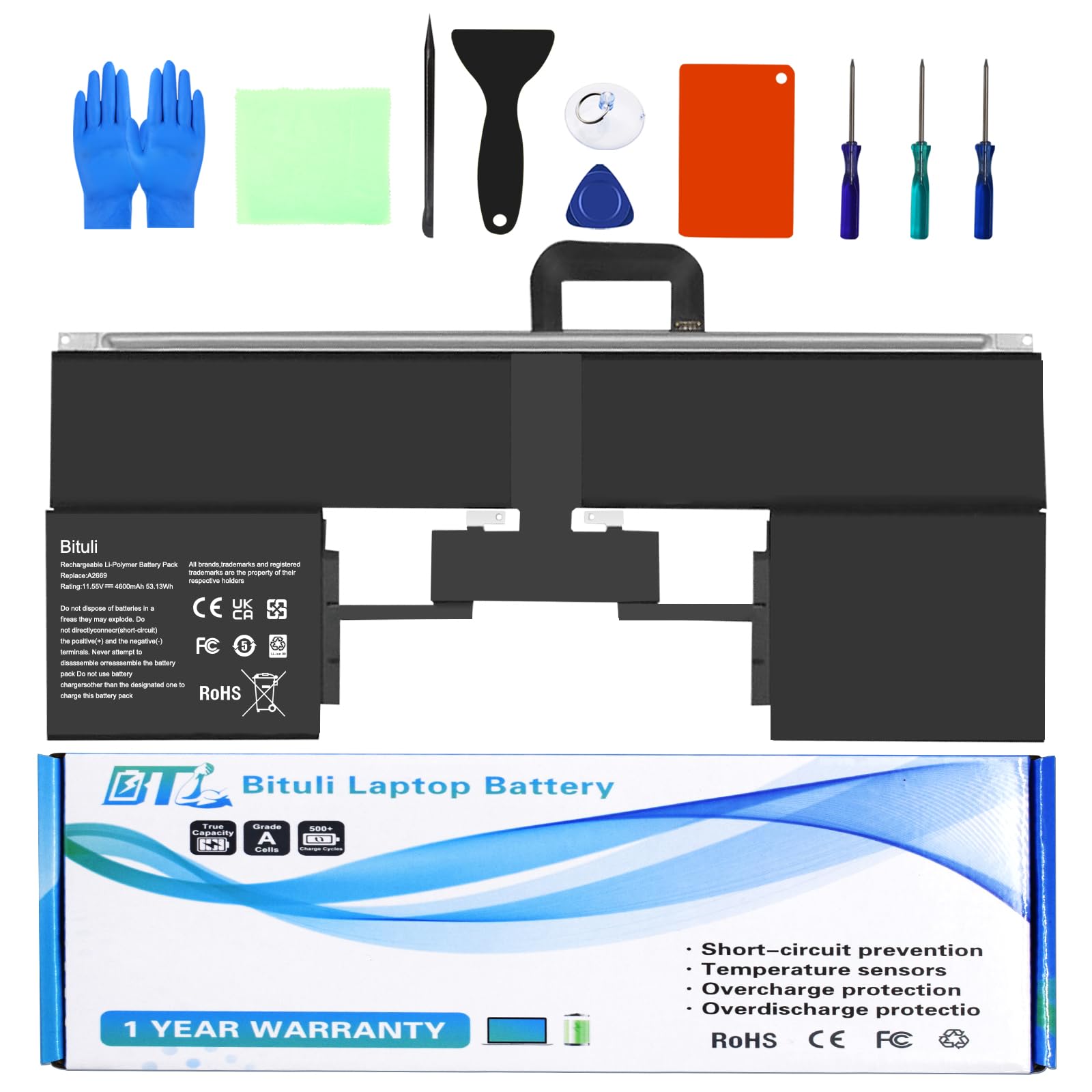 Bituli A2669 A2681 Laptop Battery Replacement for MacBook AIR 13