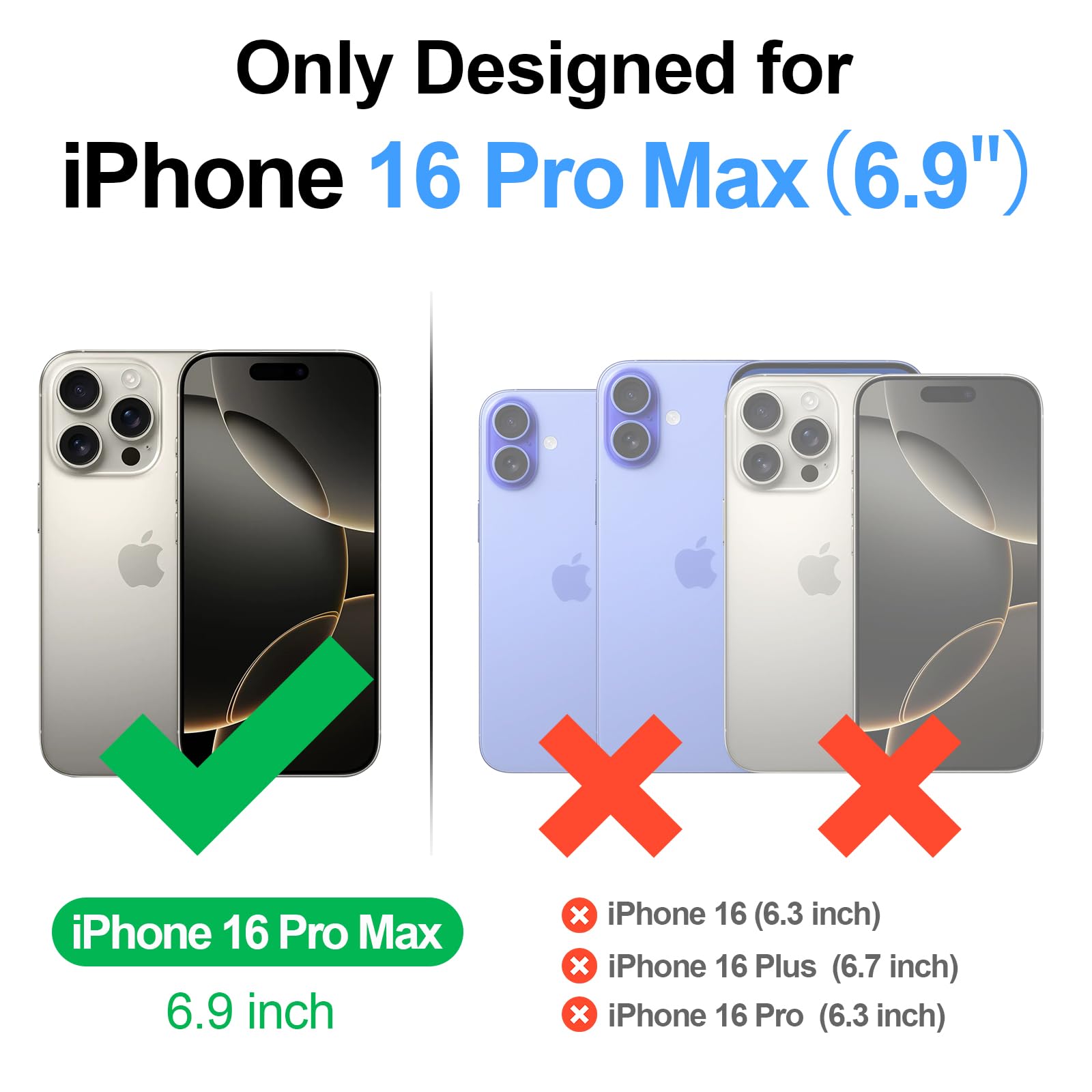 Antsturdy Compatible with iPhone 16 Pro Max Wallet Case,RFID Blocking PU Leather Phone Case Women Men Kickstand flip Cover Wrist Strap Zipper Credit Card Holder Slots for Apple 16 ProMax,Rose Gold