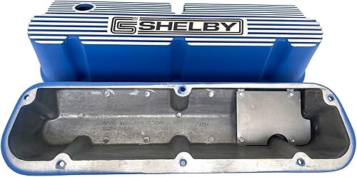 Miniatura 4 de Compatible con Ford Windsor - CS Shelby - Cubiertas de válvula Shelby, azul - Ansen USA