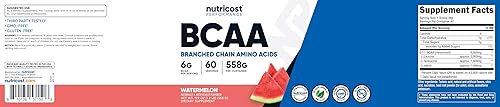 Vista 15 de Nutricost BCAA Polvo 2:1:1