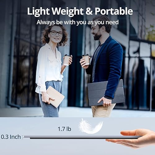 Miniatura 4 de Dragon Touch Portátil 4K - Monitor de juegos IPS HDR de 15.6 pulgadas, 100% sRGB FreeSync con altavoces, compatible con VESA para Xbox PS4, Nintendo