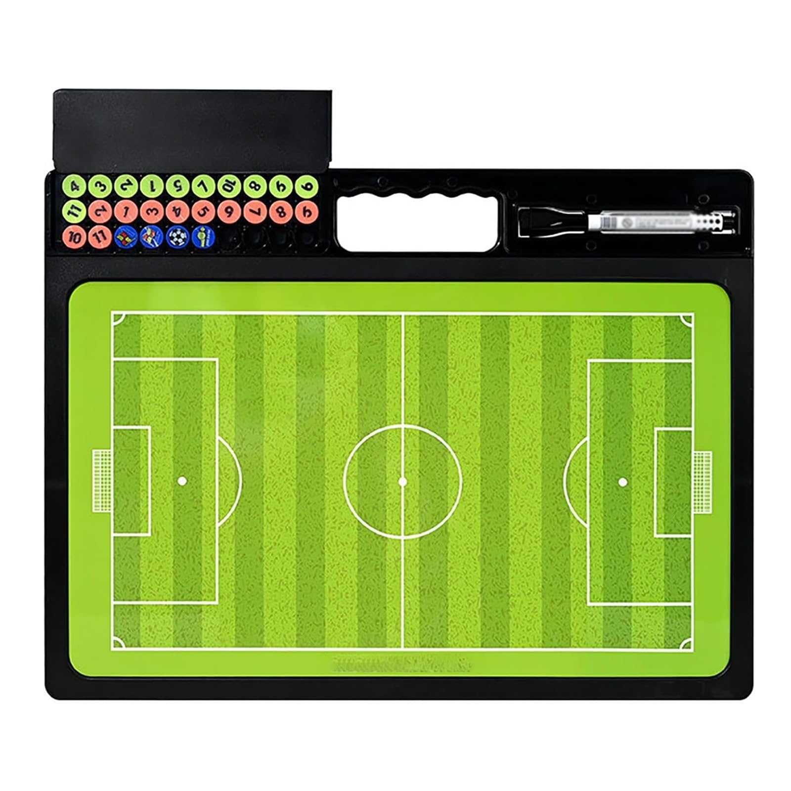 Fussball Taktiktafel, Magnettafel Fußball, Beidseitig Verwendbar, Wasserfest, Geeignet für Training und Wettkämpfe im Freien