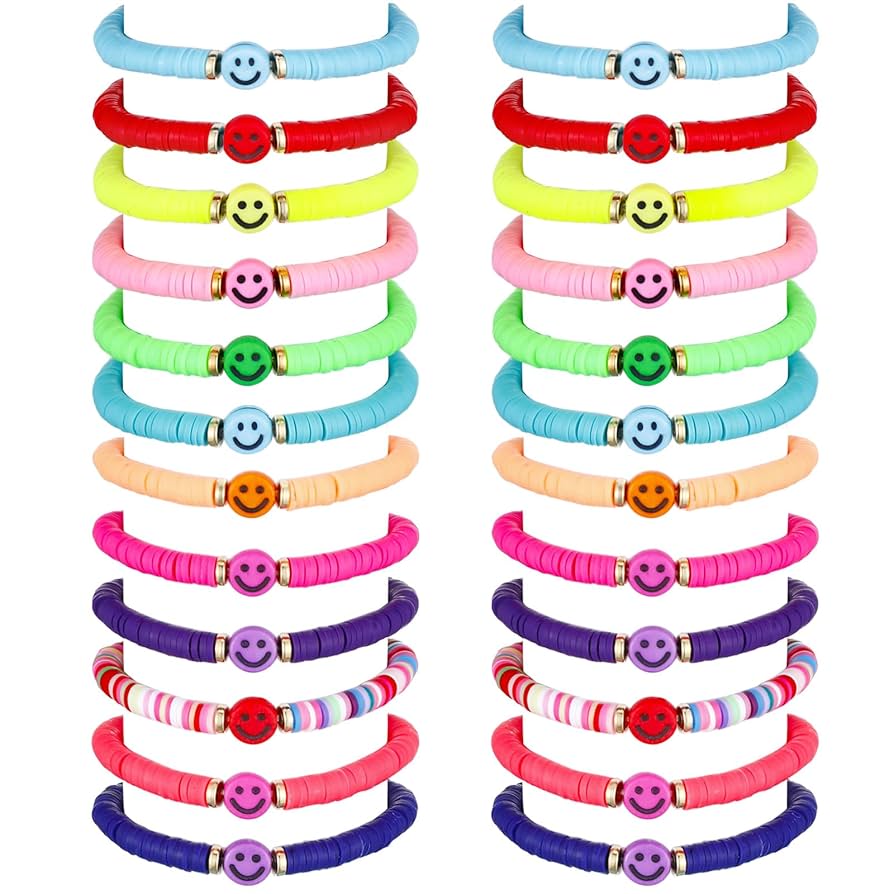 Amazon.com: Sureio 24 Pcs Colorful Happy Smile Face