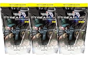 High-Velocity 4000 Round 0.25g Streamline Competition Grade Tracer Airsoft BBS for Enhanced...