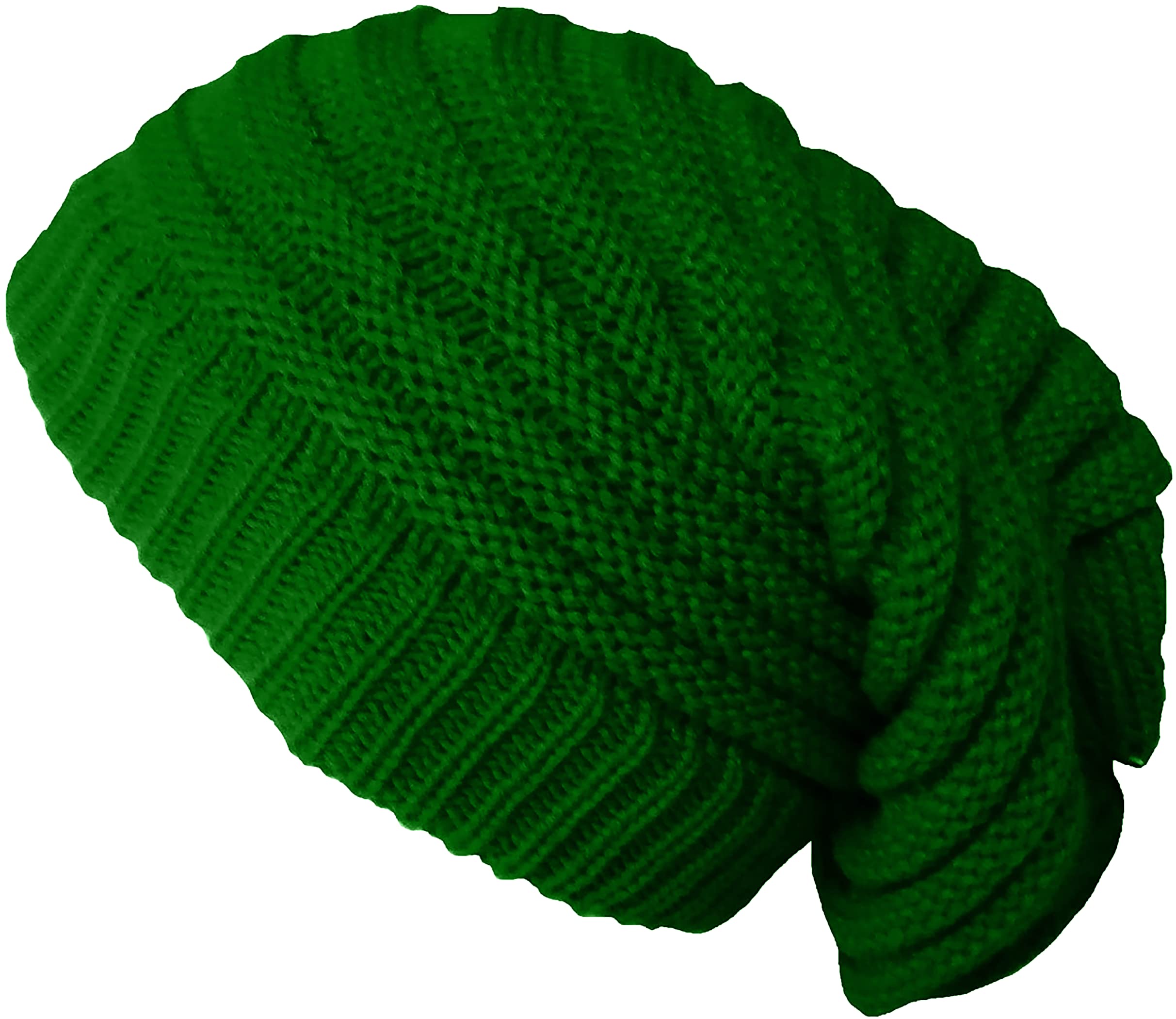 CRAZY LIZARD Jamaican Rasta Hat with for Dreadlocks. Reggae and Dreadlock Accessories with Caribbean Style Slouch Beanie Hat, Slinky Reggae Gifts for Men and Women