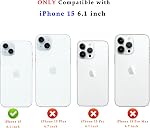 DEFBSC for iPhone 15 Case, Cute Clear Wavy Art Design Aesthetic Pattern Phone Case for Women Girls, Wave Frame Durable Protective Cover Full Camera Protection Bumper for iPhone 15, Green