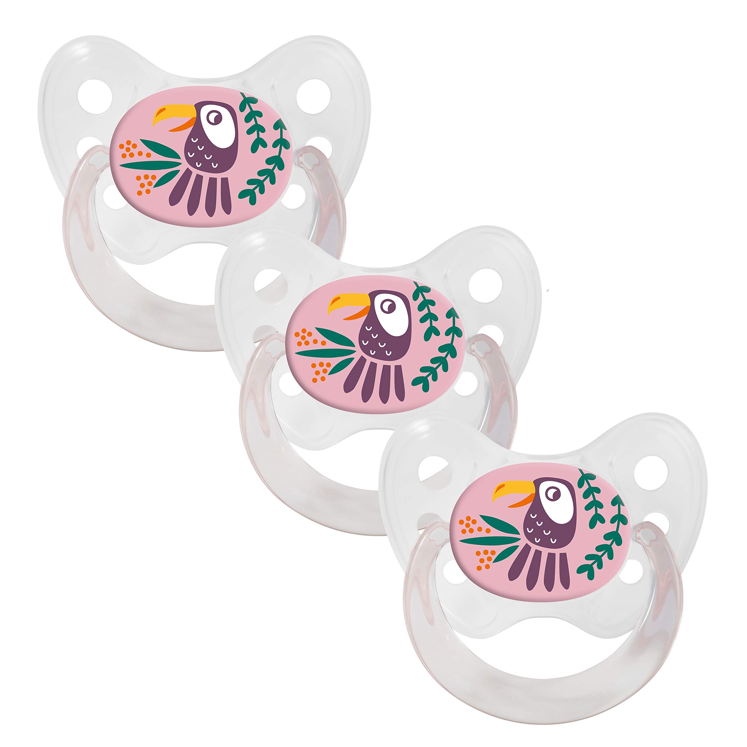 dentistar Set de 3 Chupetes Ortodónticos de Silicona – Talla 1, 0-6 meses – Chupete recien nacido previene la desalineación de los dientes – Libre de BPA – Corazón, Azul — view 20