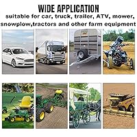 Vista 5 de Kit de surtido de 6 piezas de pasadores de chaveta 7/16 con anillo, pasador de chaveta resistente para tractores agrícolas, remolques, cortacésped