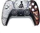 Attackk On Titan Custom PS-5 Controller Wireless compatible with Play-Station 5 Console by BCB Controllers | Proudly Customized in USA with Permanent HYDRO-DIP Printing (NOT JUST A SKIN)