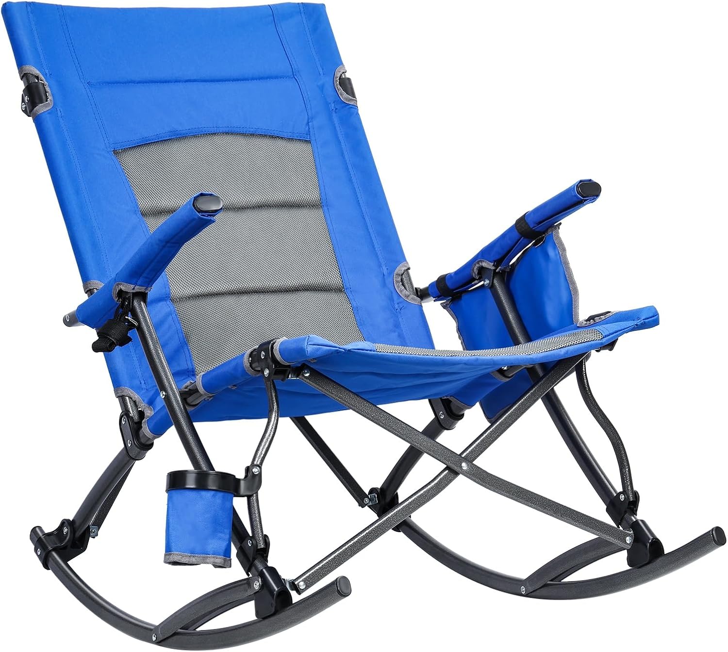 Amazon.com: sxvbdway Rocking Chair Oversized Folding Rocking Camping ...