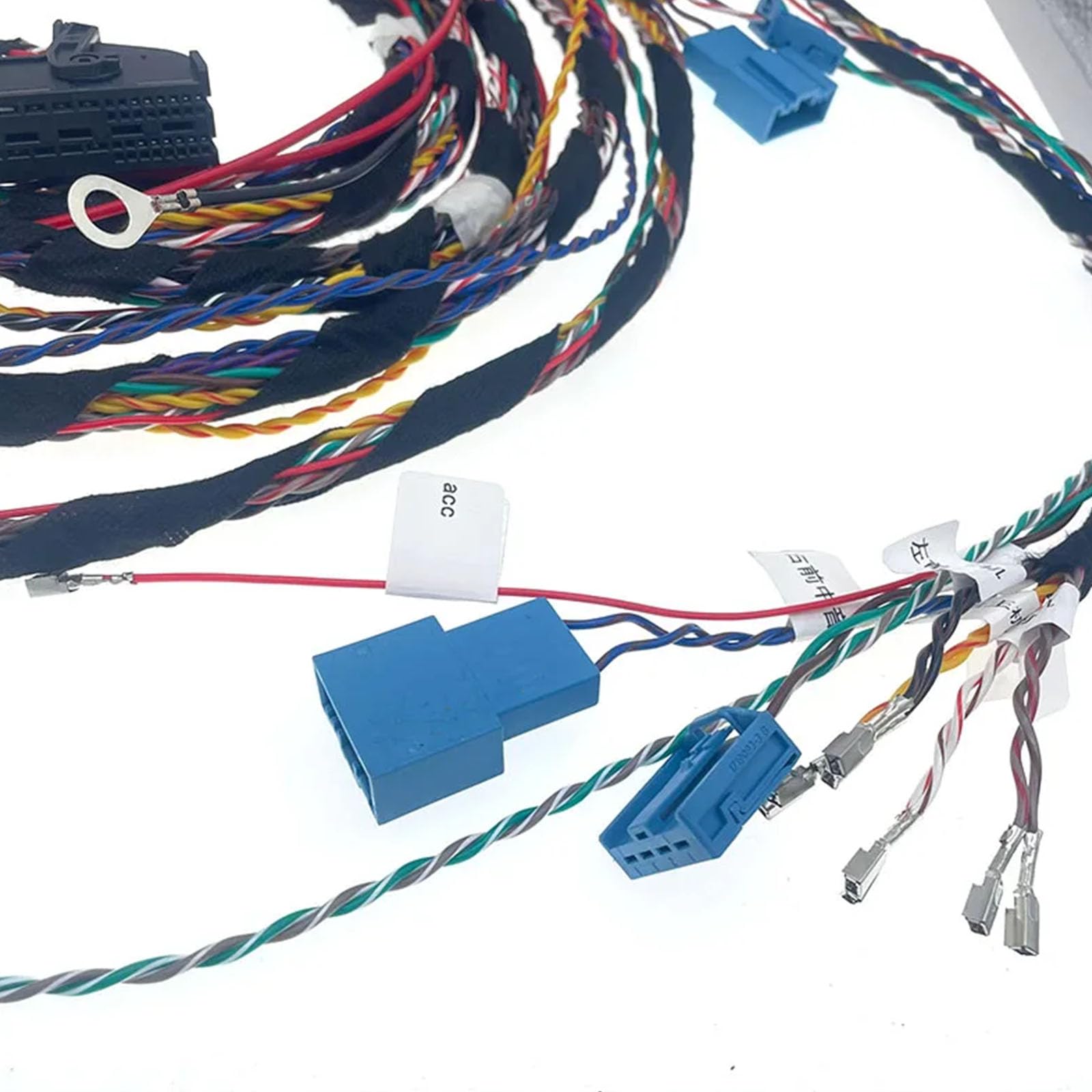 Wzmacniacz wiązki przewodów stereo z wtyczkami do modeli F10 F01 F25 F15 F30 ulepszenia samochodowe wiązki przewodów stereo i wideo