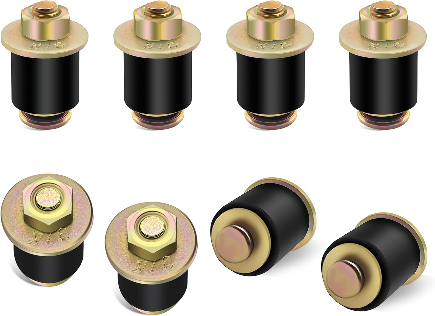 Siptenk 3/4" Freeze Rubber Expansion Plug 8 pcs, Automotive