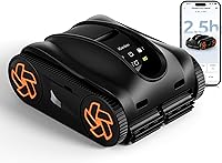 iGarden K25 Cordless Robotic Pool Cleaner for Inground & Above Ground Pools - 150 Min Runtime, Smart Navigation, Floor Wall Waterline