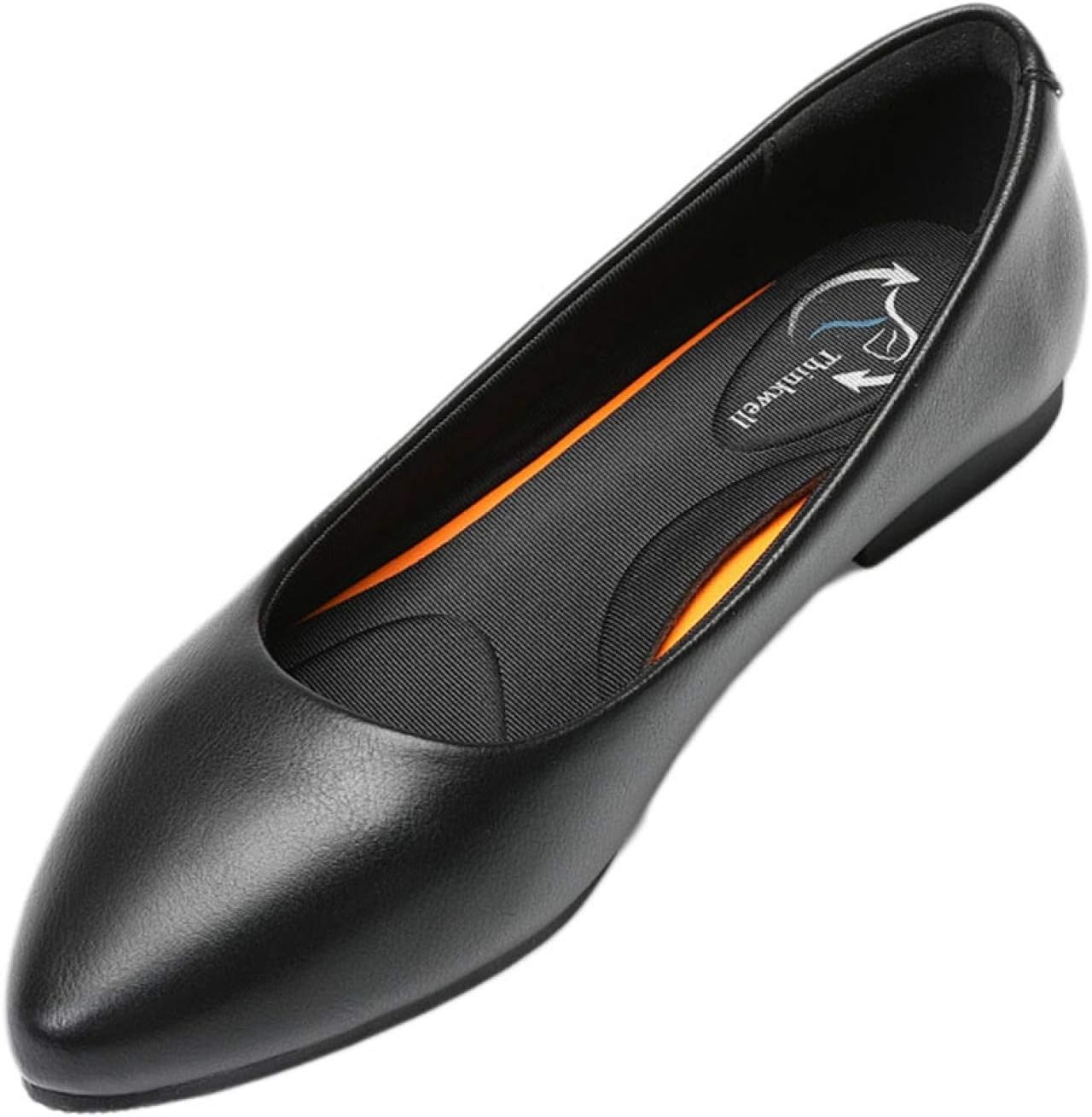 パンプス 22.0cm 小さいサイズ 痛くない ローヒール ぺたんこ 歩きやすい 旅行 疲れない ヒール 黒 走れる 脱げない ブラック 立ち仕事 外反母趾 おしゃれ フラットシューズ レディース靴 フォーマルパンプス