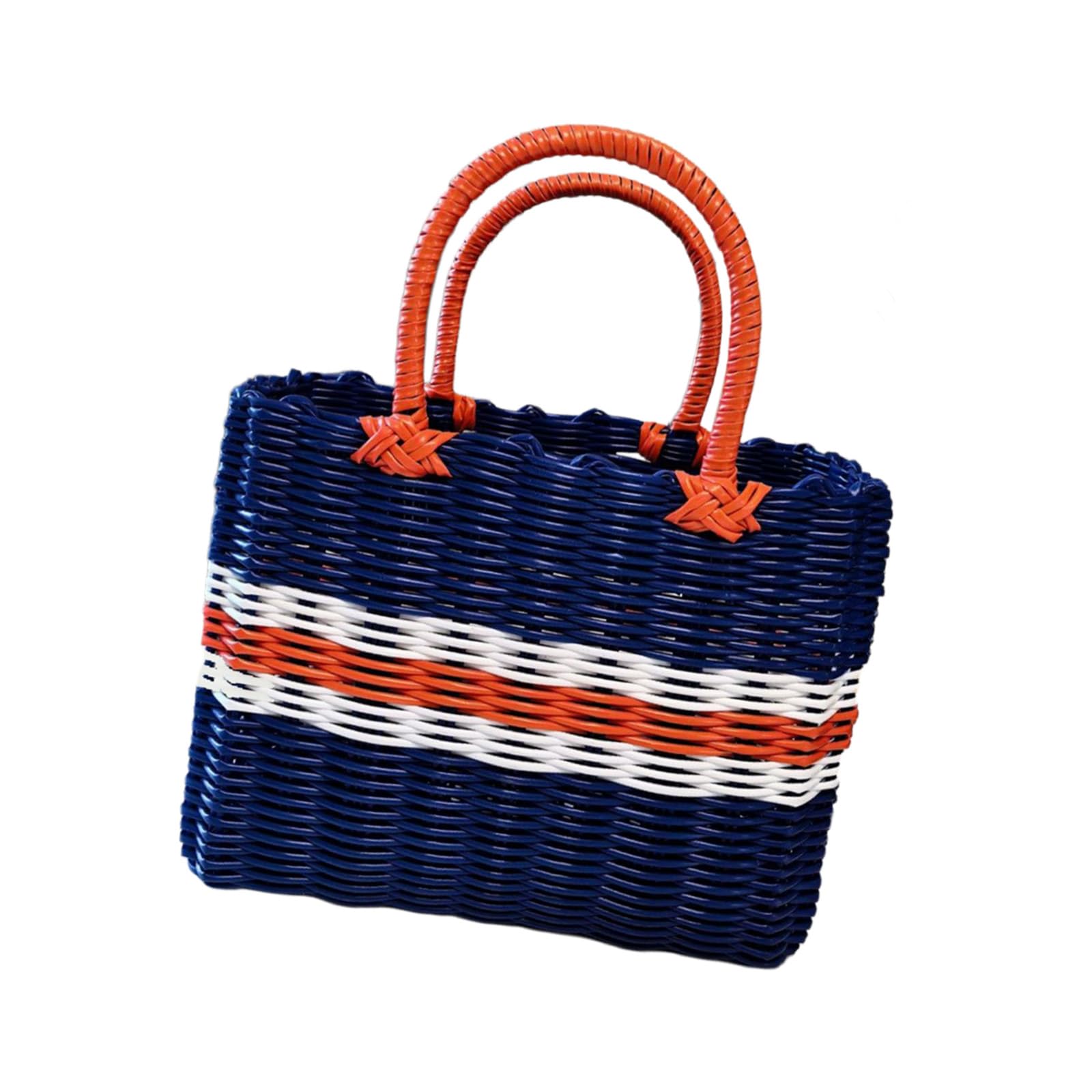 Spacious PVC Picnics Bag Perfect for Family Daily and Lakeside Dining with Reinforced Handle Simple Outdoor Meal Bag Wear Resistant Outdoor Meal