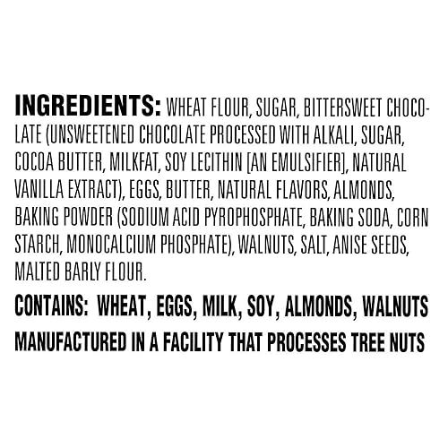 Miniatura 5 de Nonni's Paquete de galletas italianas más grandes, chocolate, rojo, avellana, 33.25 onzas