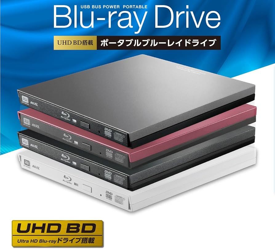 Logitec LBD-PVA6U3BK ポータブルブルーレイディスクドライブ Amazon.co.jp: ロジテック ブルーレイドライブ 外付け Blu-ray UHDBD