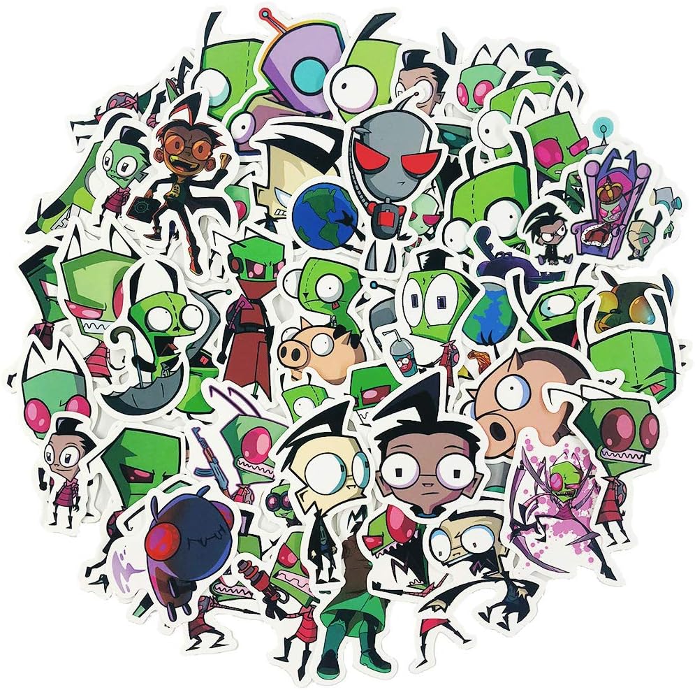 Funny Cartoon Anime Stickers for Water Bottles Laptop 50pcs Comedy Hydroflasks Computer Pad Scrapbook Notebook Cars Waterproof Graffiti