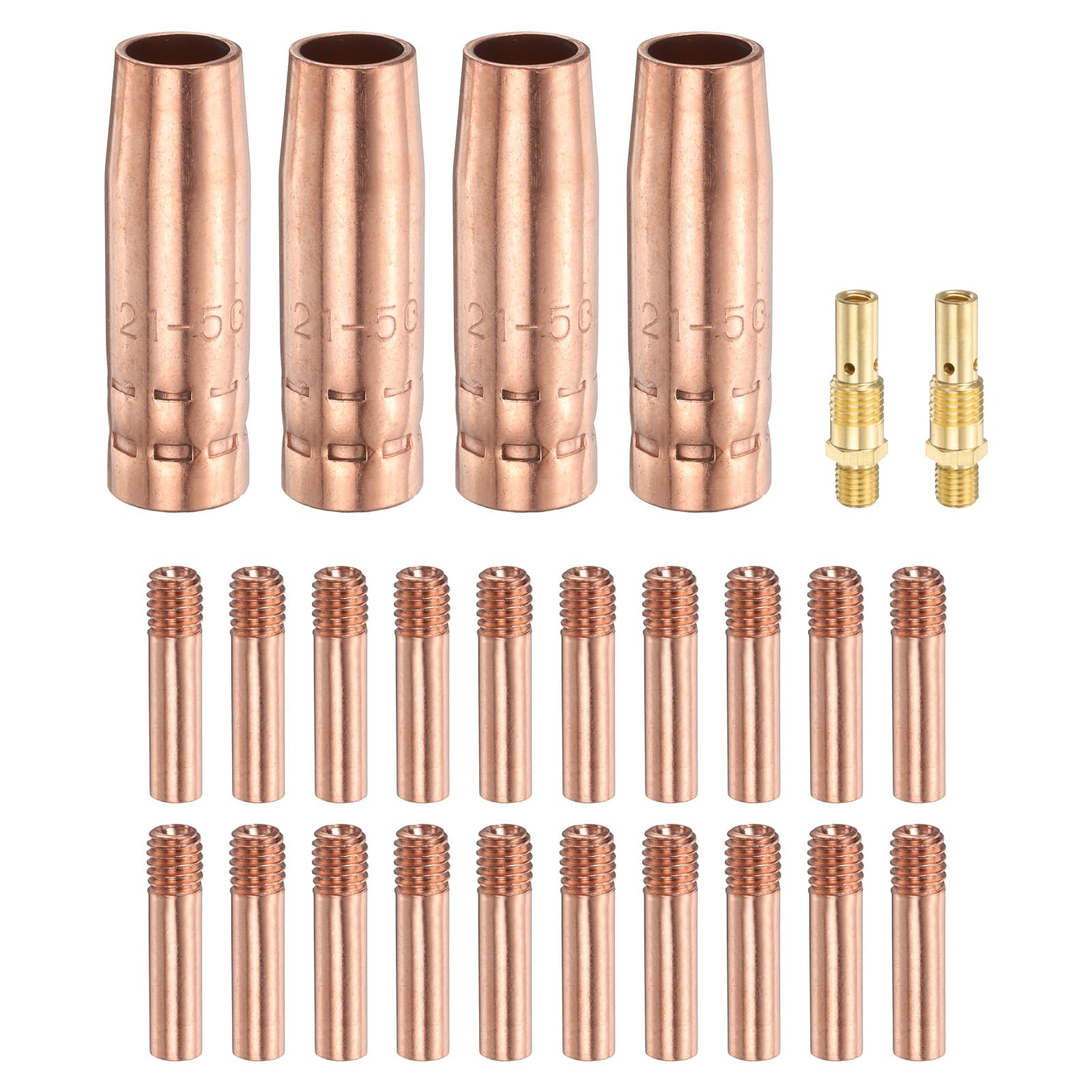 Kit de pistola de soldadura MIG para sopletes de conexion Tweco Mini con boquilla de repuesto