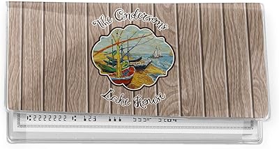 YouCustomizeIt Lake House Vinyl Checkbook Cover (Personalized)