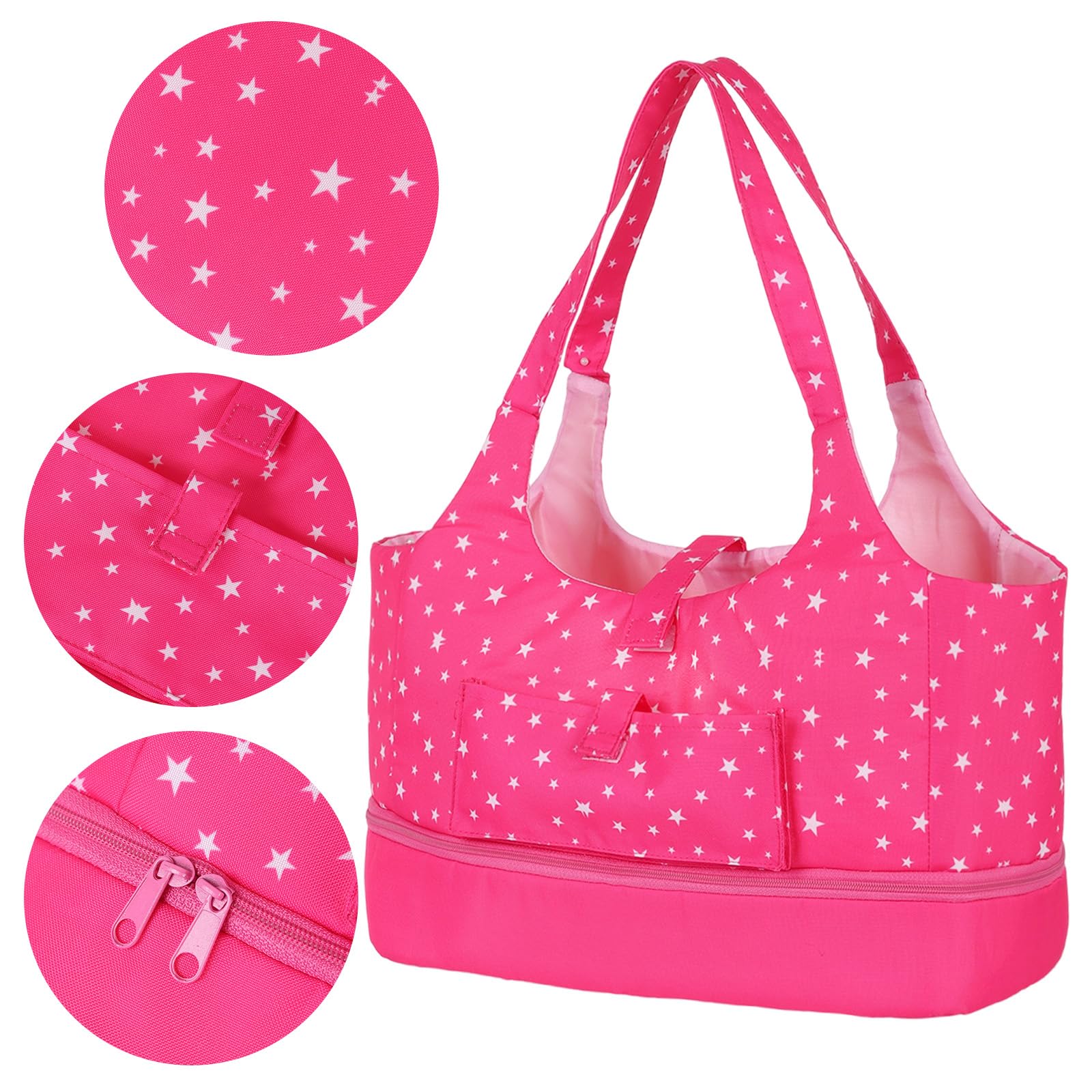 Accessoires pour poupée bébé 13 pièces avec Sac de Rangement | Kit de soin pour poupées 14–18 pouces, inclut biberon et couche, parfait pour le jeu d’imitation des filles