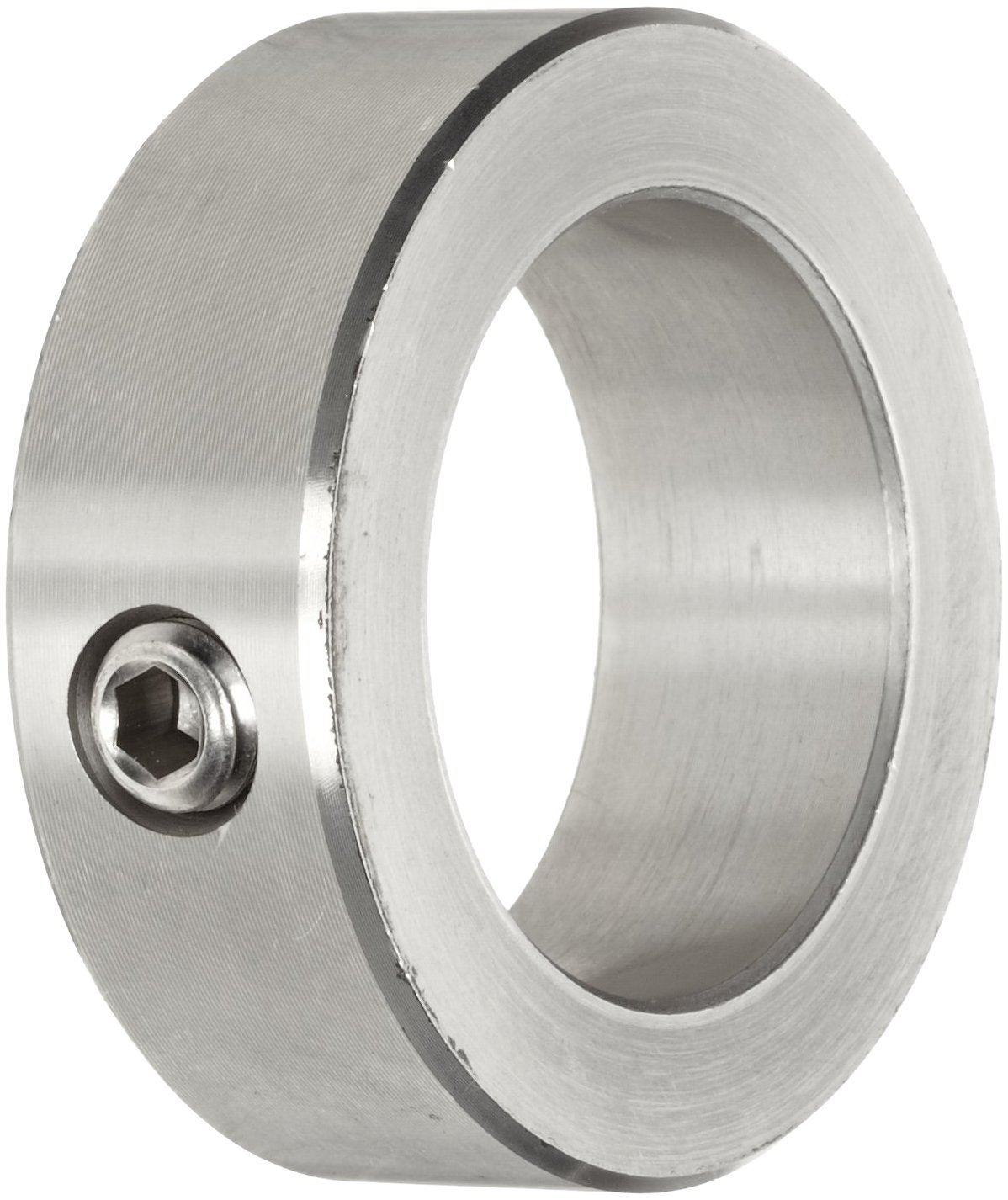 Climax Metal CRC-050-S Shaft Collar, One Piece, Set Screw Style, 316 Stainless Steel, 1/2