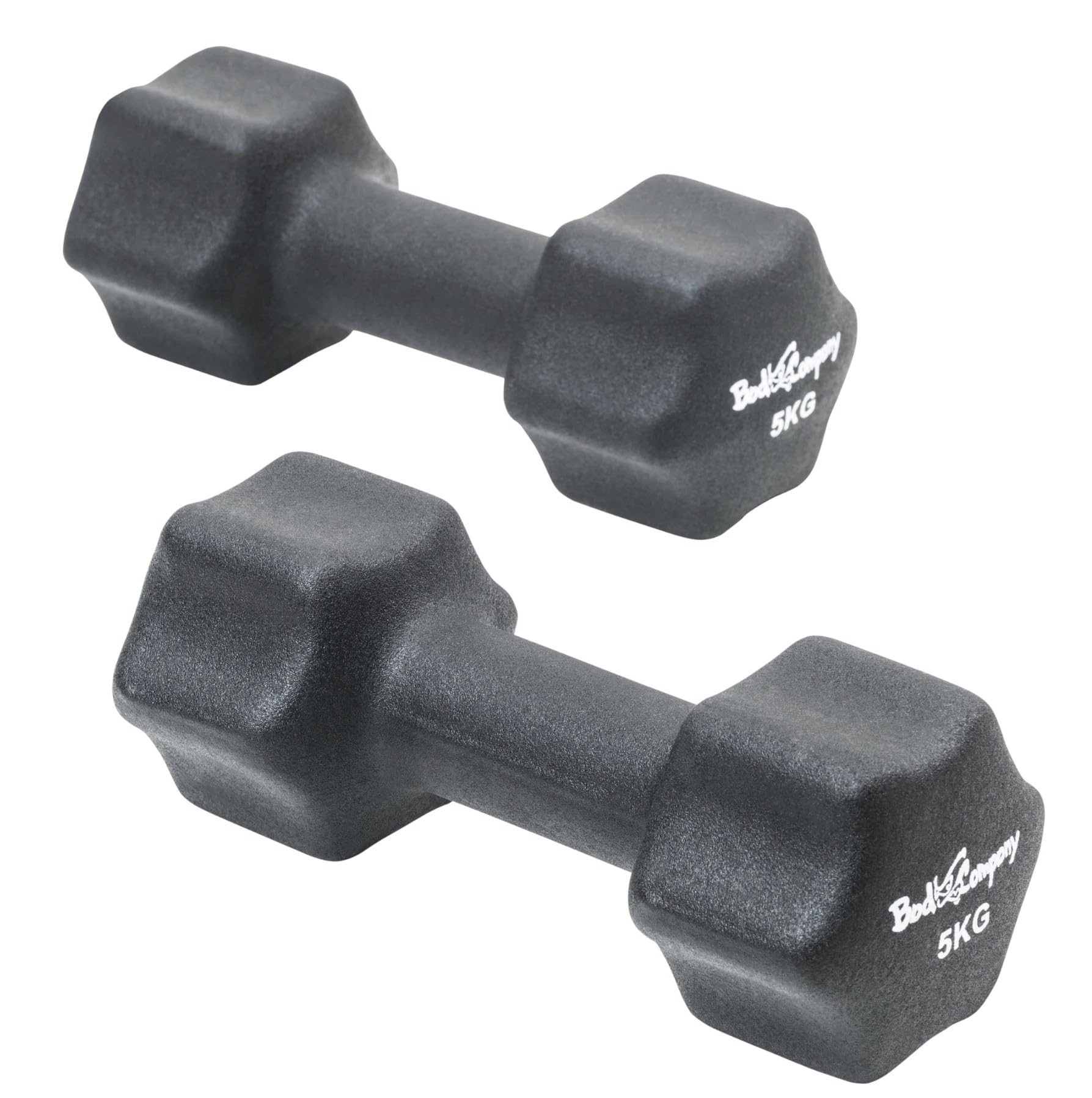 Bad Company Neoprenowe hantle do aerobiku, gimnastyki i fitnessu I 2 x 4 kg + 2 x 5 kg