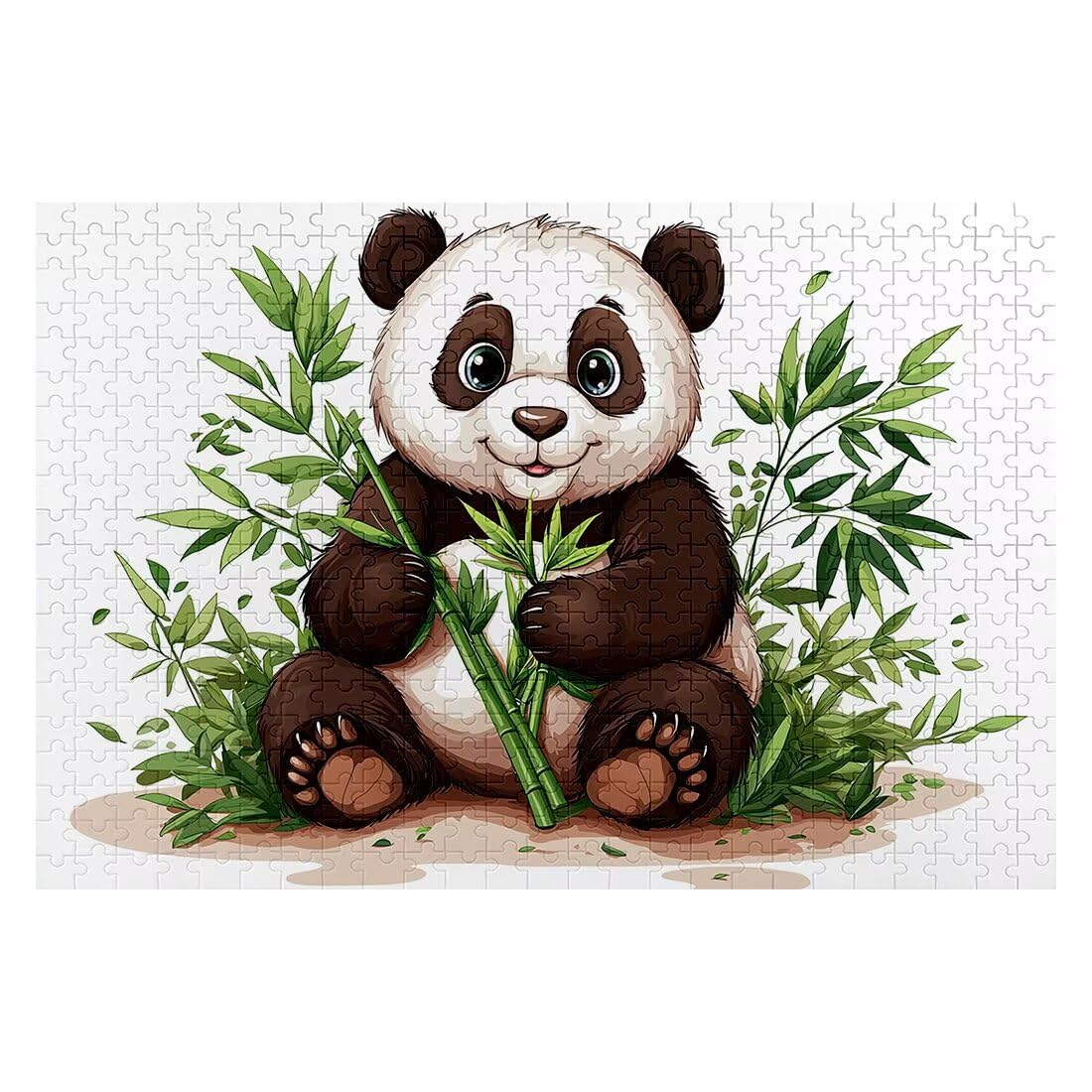Puzzle 2000 elementów dla dorosłych, panda ze zwierzętami dla dorosłych, Impossible Puzzle dla całej rodziny, klasyczne puzzle z ekskluzywnym pudełkiem do pakowania prezentów, drewniane puzzle do