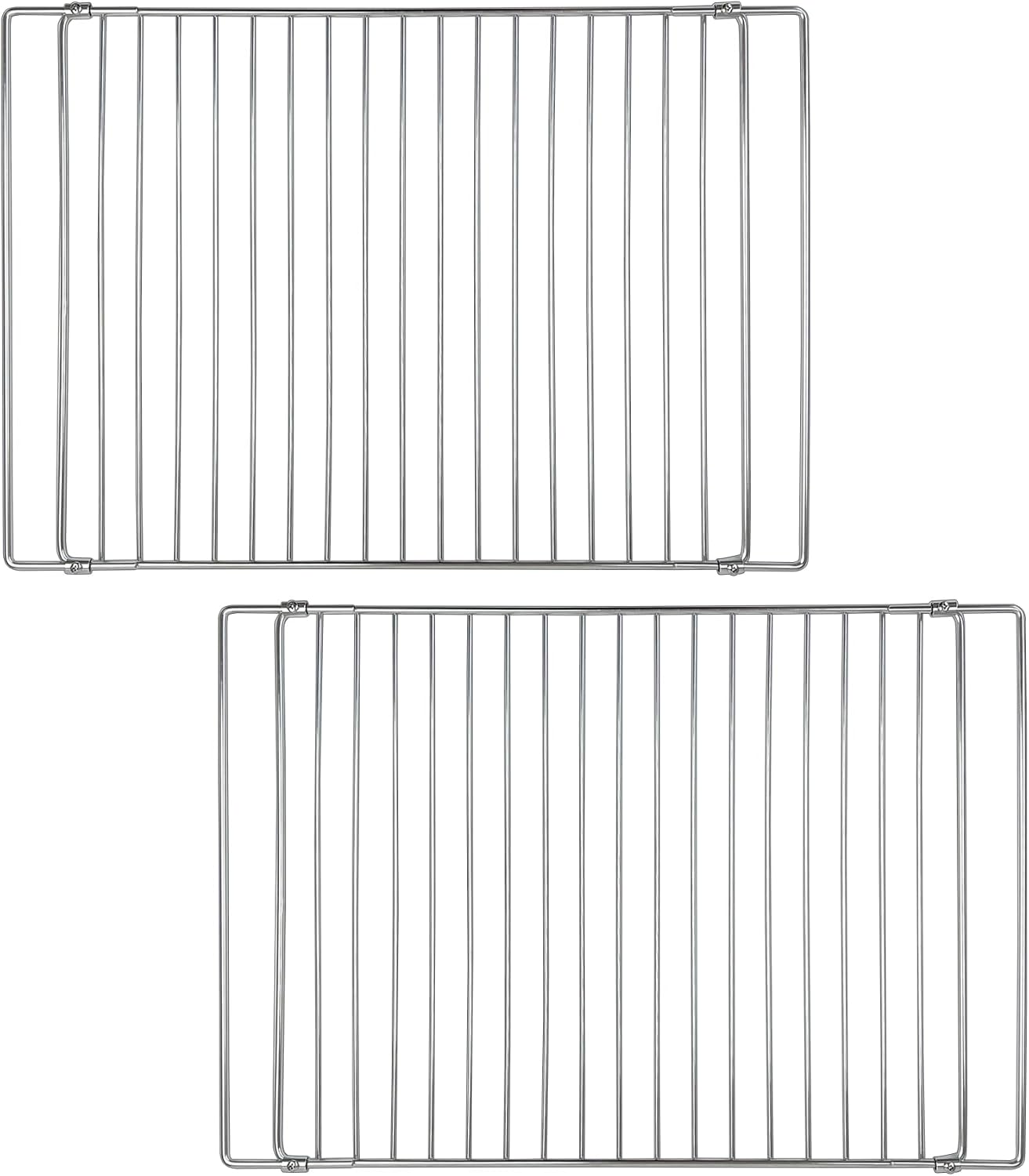 Stainless Steel Oven Rack (19.09~23.62) * 14.96 inches Oven Grill,Adjustable Length Replacement for Most Brand Ovens,Oven Racks Replacements,Oven Grill for Cooking and Baking 2 Pack