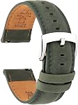 Leather Watch Bands Quick Release, Vintage Elegant Top Grain Leather Watch Band Straps Replacement for Men and Women, Watch and Smartwatch, Choice of Width - 18mm 19mm 20mm 21mm 22mm