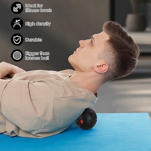 Miniatura 2 de Pelota de masaje para liberación miofascial, bola de masaje de punto gatillo, bolas de terapia física para espalda, pies, bola de masaje de tejido