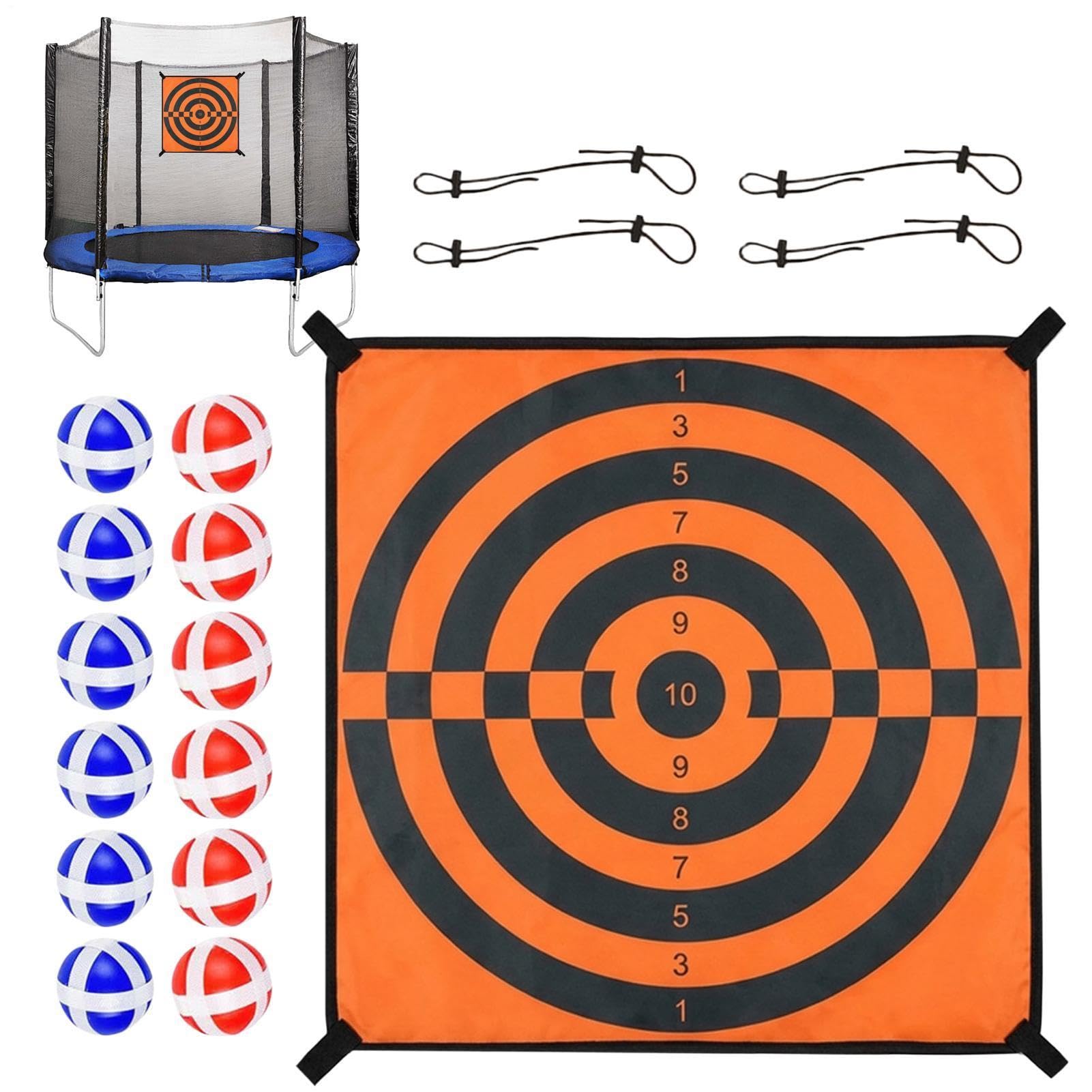 Fléchettes trampoline entraînement agilité et jeu interactif extérieur - 8