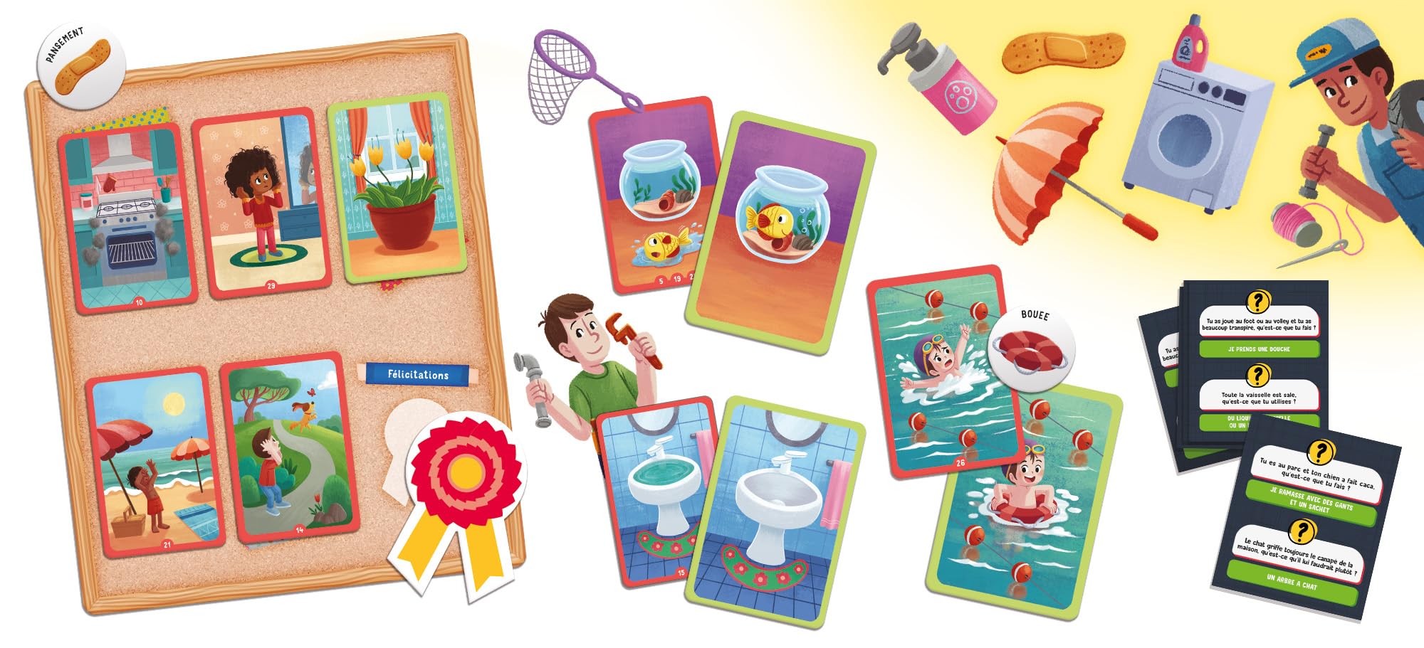 Résolution des problemes - Jeu de Plateau - LIFE SKILLS - Plateau illustré