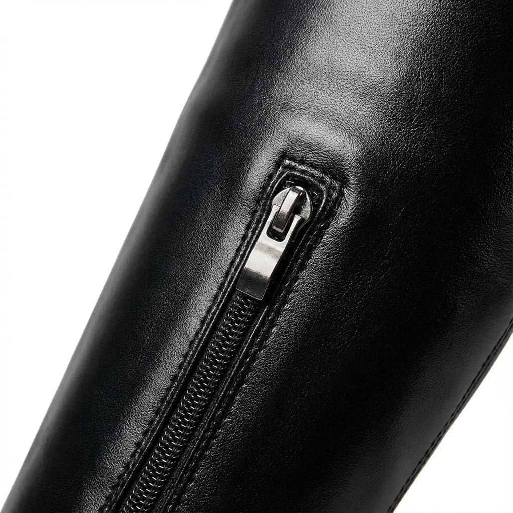 Women's Knee High Boots,Over The Knee Boots Chunky Heel,Thigh High Boots with Side Zipper, Tall Boots Stylish and Comfy