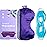 ASUTRA Silk Eye Pillow for Sleep, Purple - Filled w/Lavender Buds & Flax Seeds, Weighted Eye Mask, Meditation & Light Blocking Blindfold, Cooling Gel Mask Included