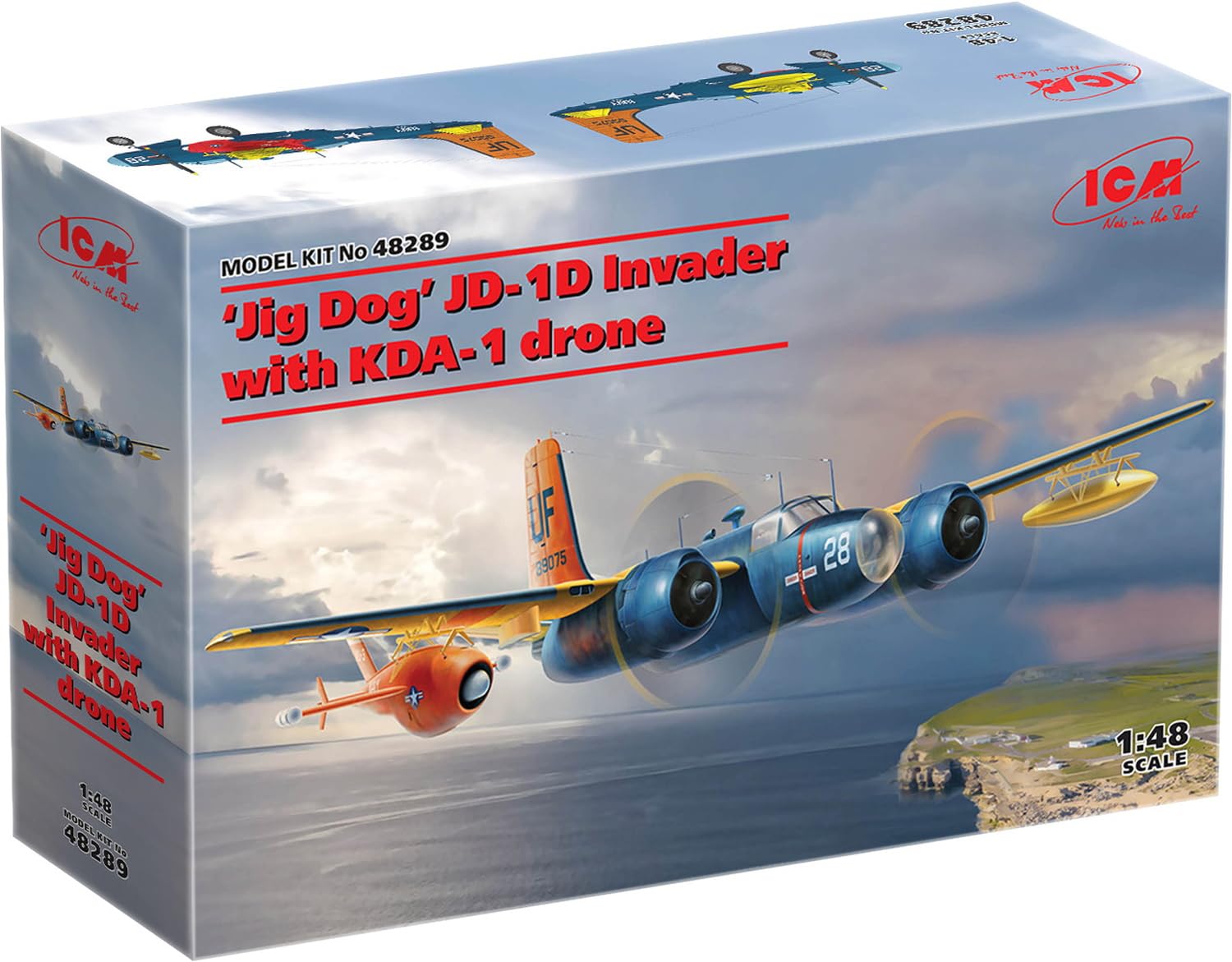 ICM 1:48 - 'Jig Dog' JD-1D Invader with KDA-1 drone