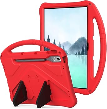 Case for NEC Lavie Tab T12-T1295 DAS 12.6"2022 12.1inch Tablet Cover Shockproof Lightweight EVA Tablet Cover with Adjustable Strap Protective Shell for Kids CaseVermelho